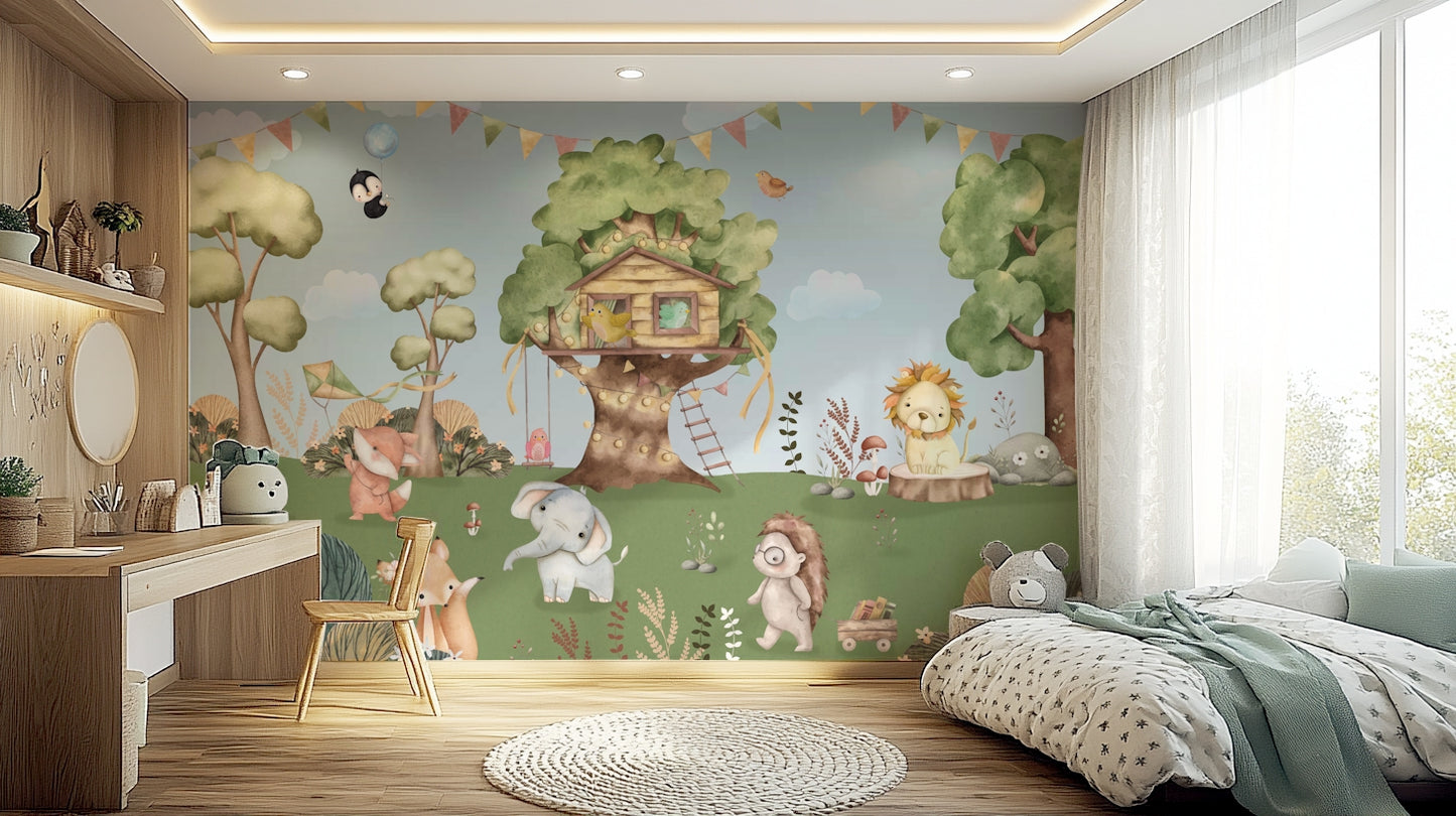 The image feels peaceful and restful.

