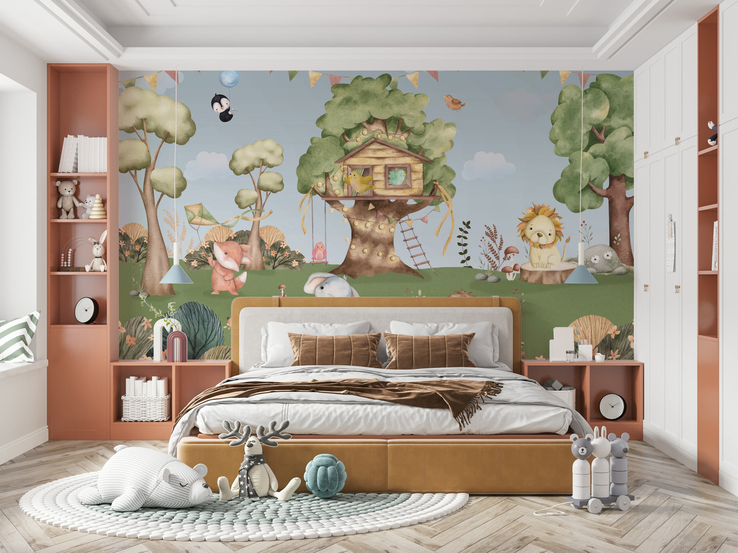 The design has a beautiful, artistic aesthetic.

