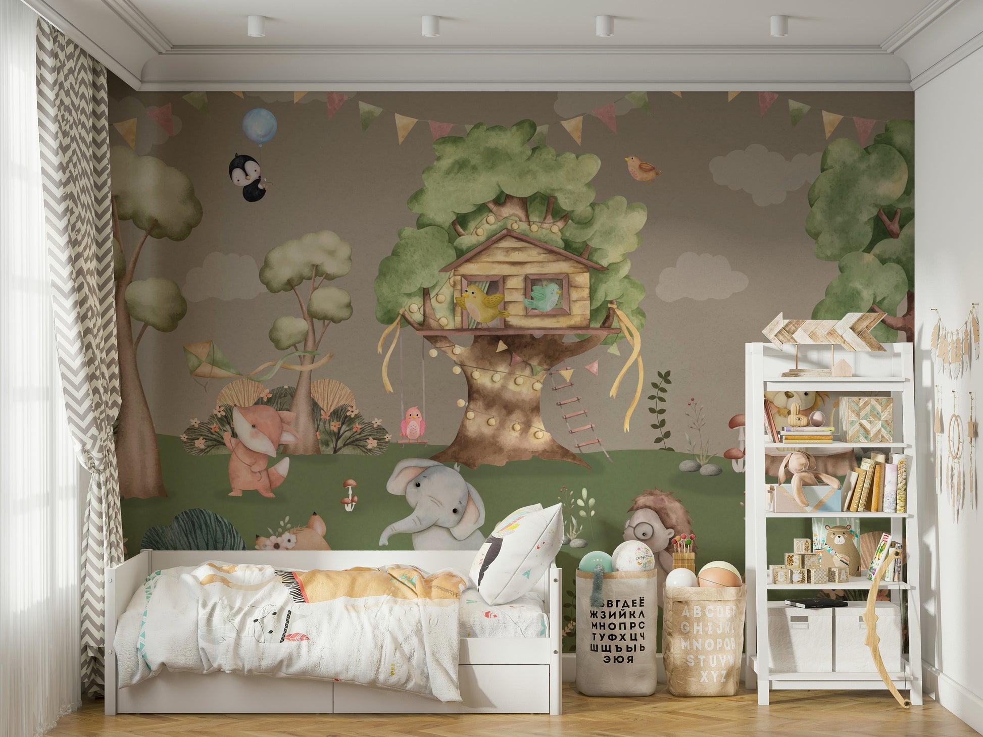 The composition is full and detailed, with a sense of charm.

