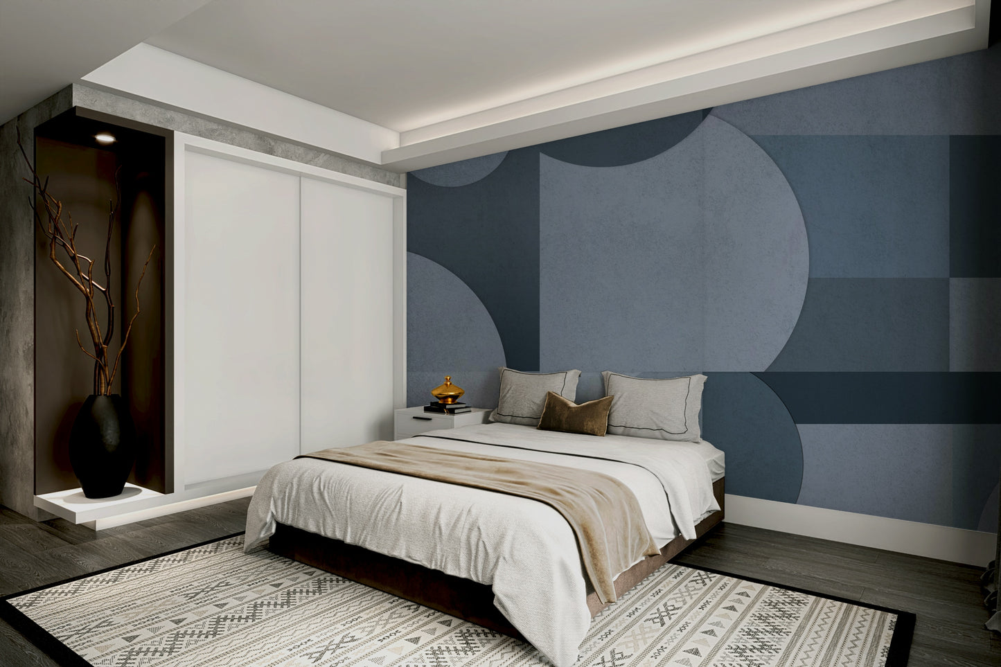 The image feels peaceful and restful.

