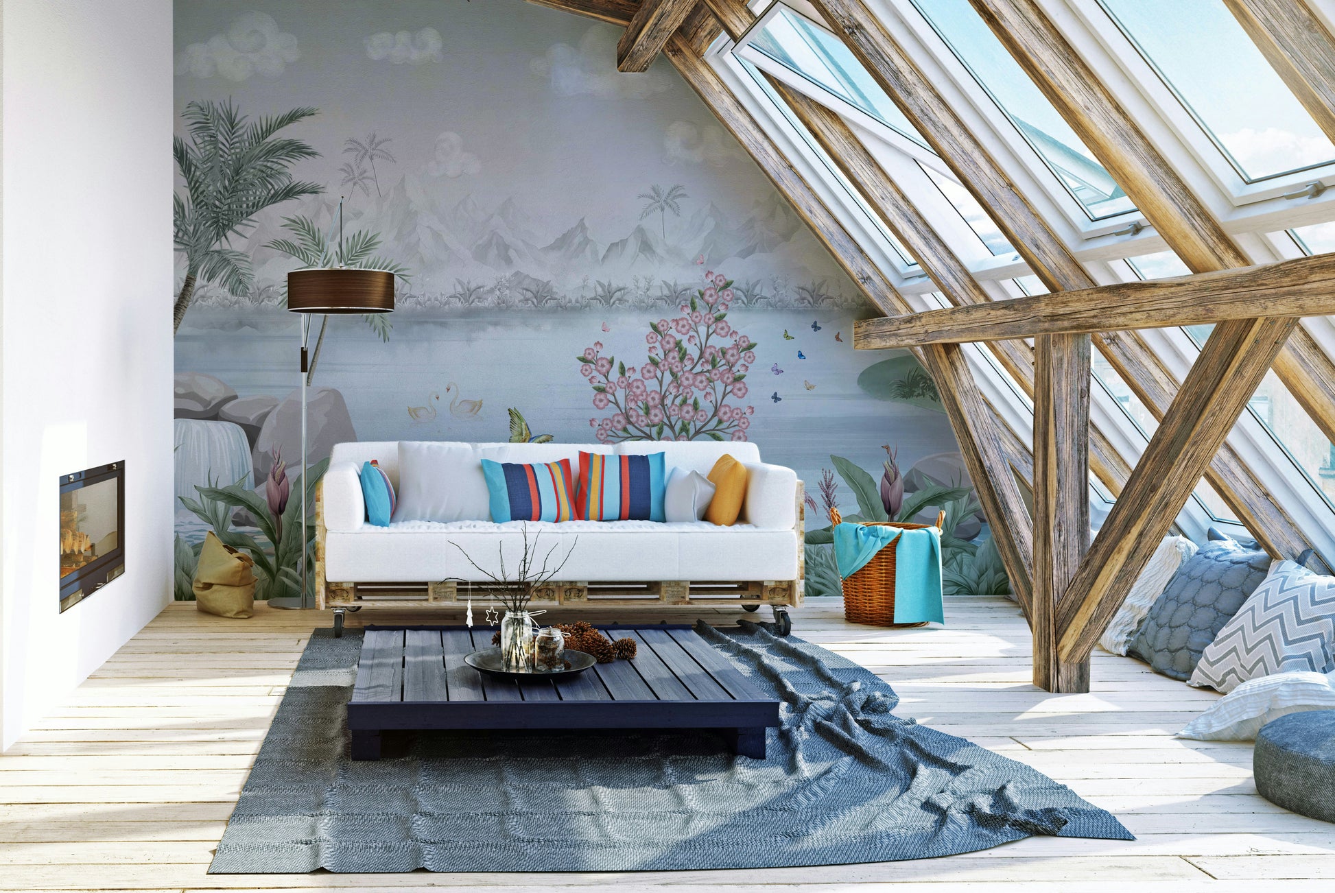 The image has a calm, tranquil mood.

