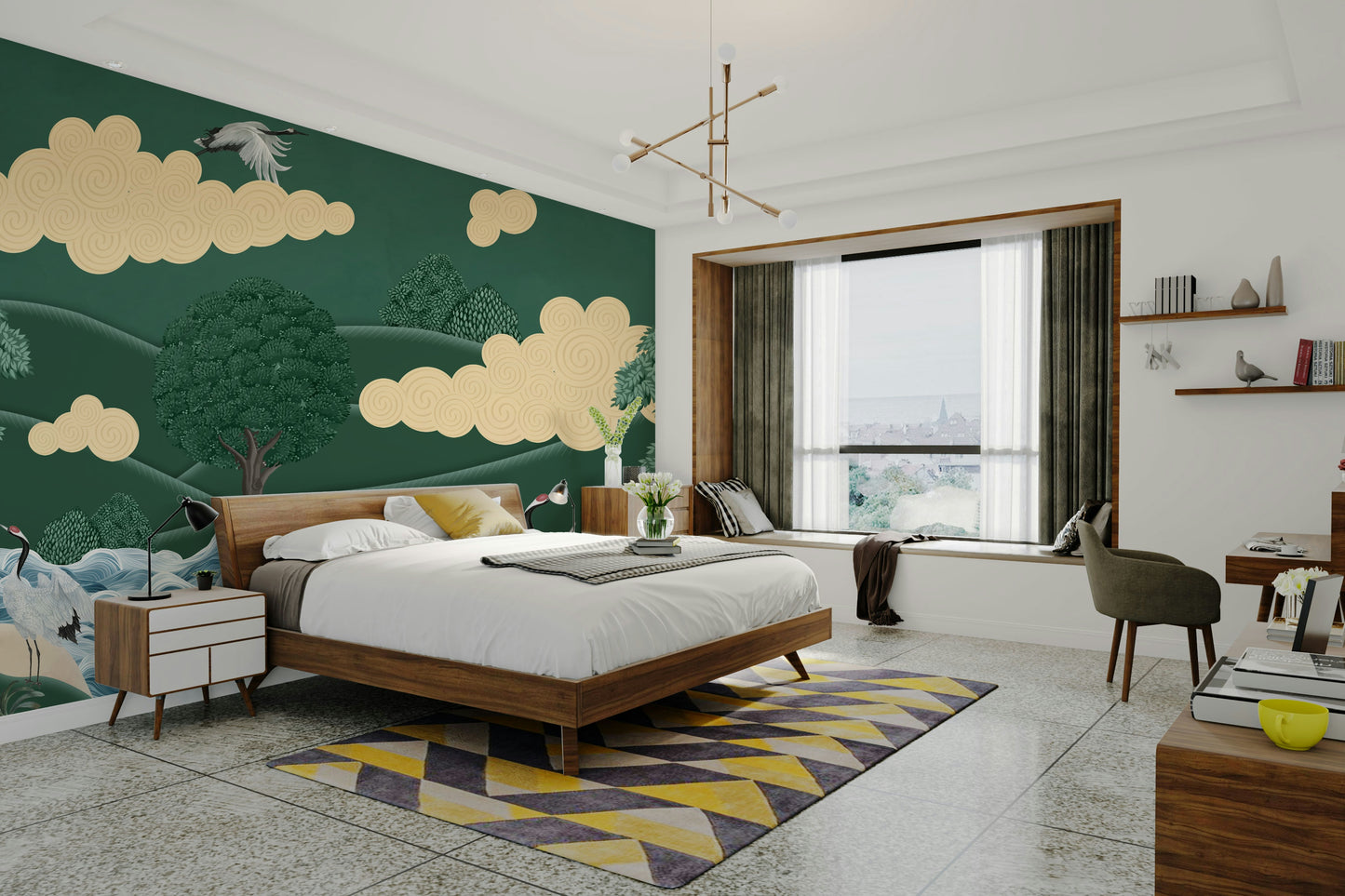 The overall feel is quiet and serene.

