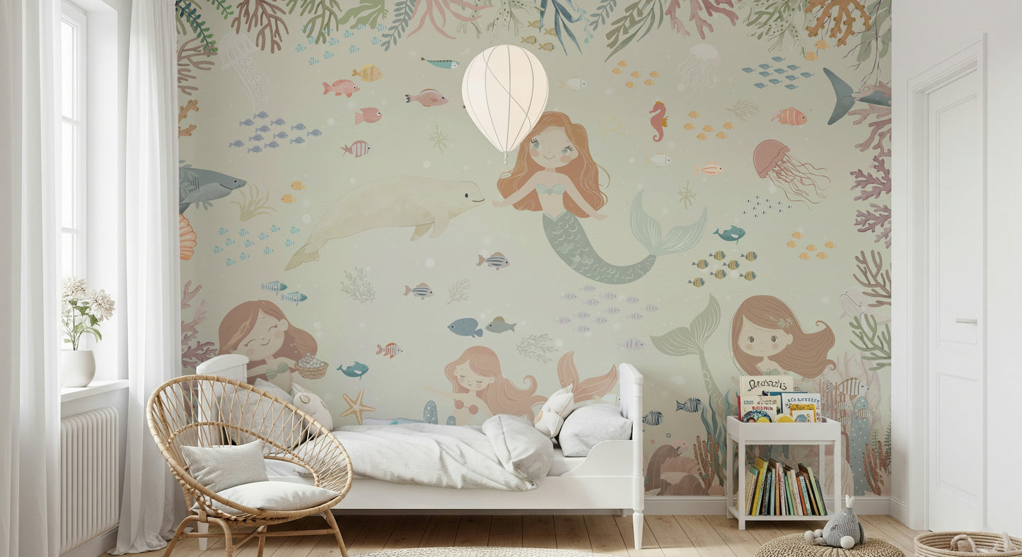 Ocean's Lullaby Wall Mural