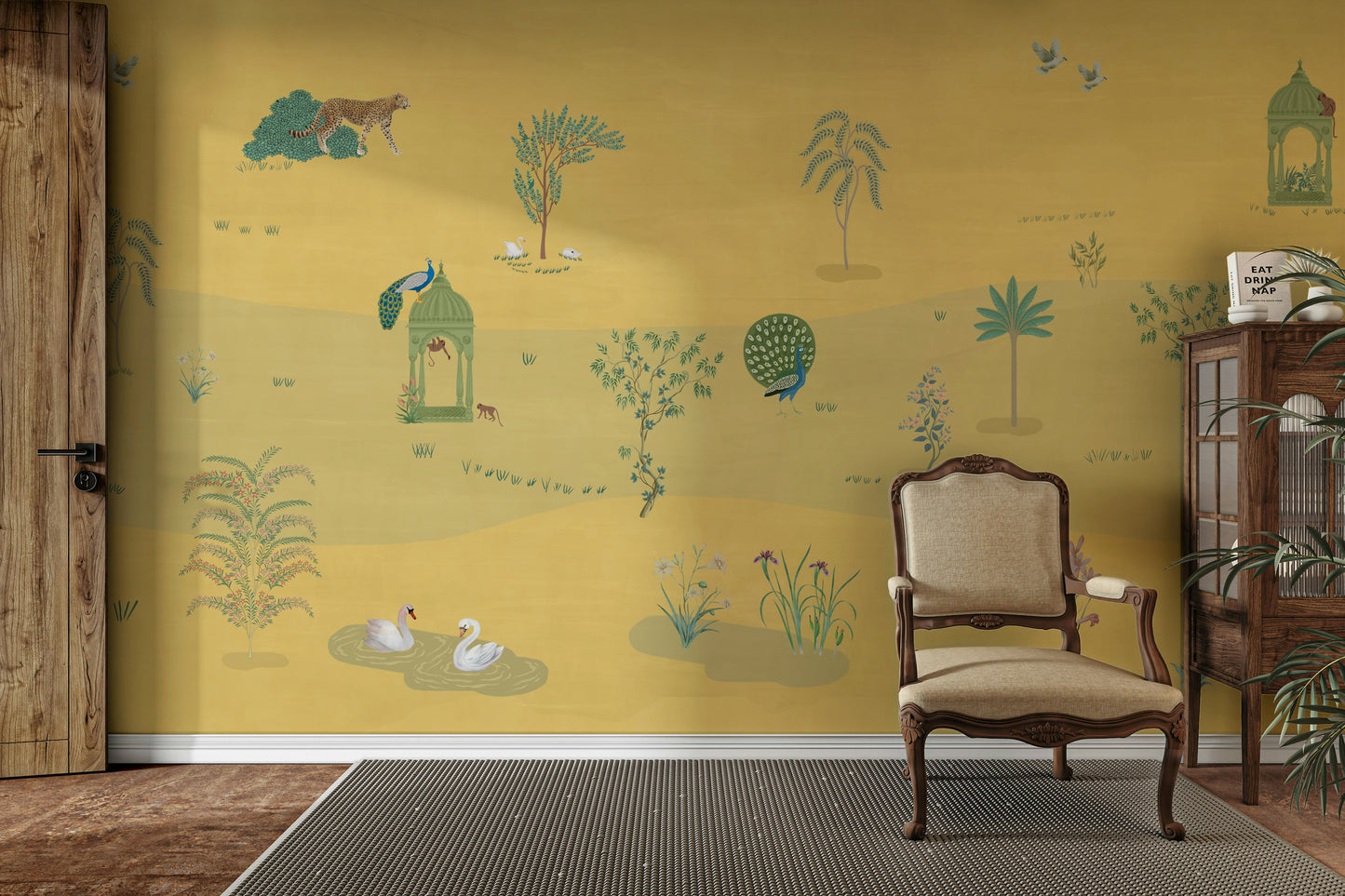 The design feels majestic and peaceful.

