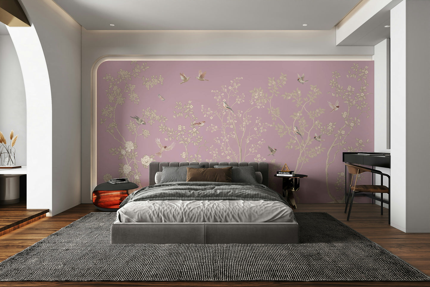 The design has a beautiful, natural aesthetic.

