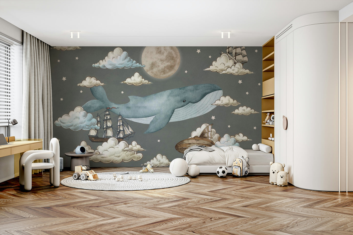 The composition is open and calming.

