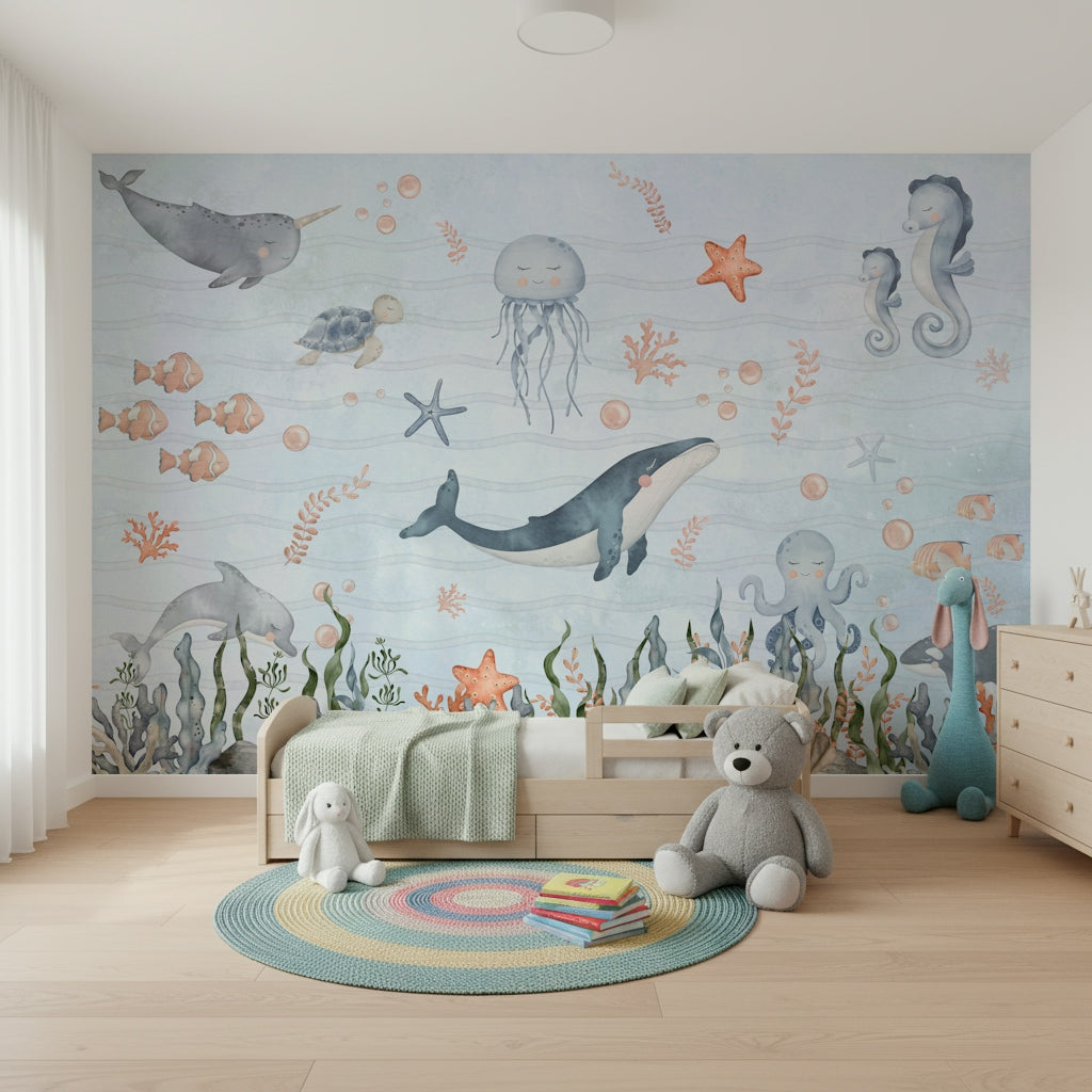 Sea Friends' Nursery Wall Mural