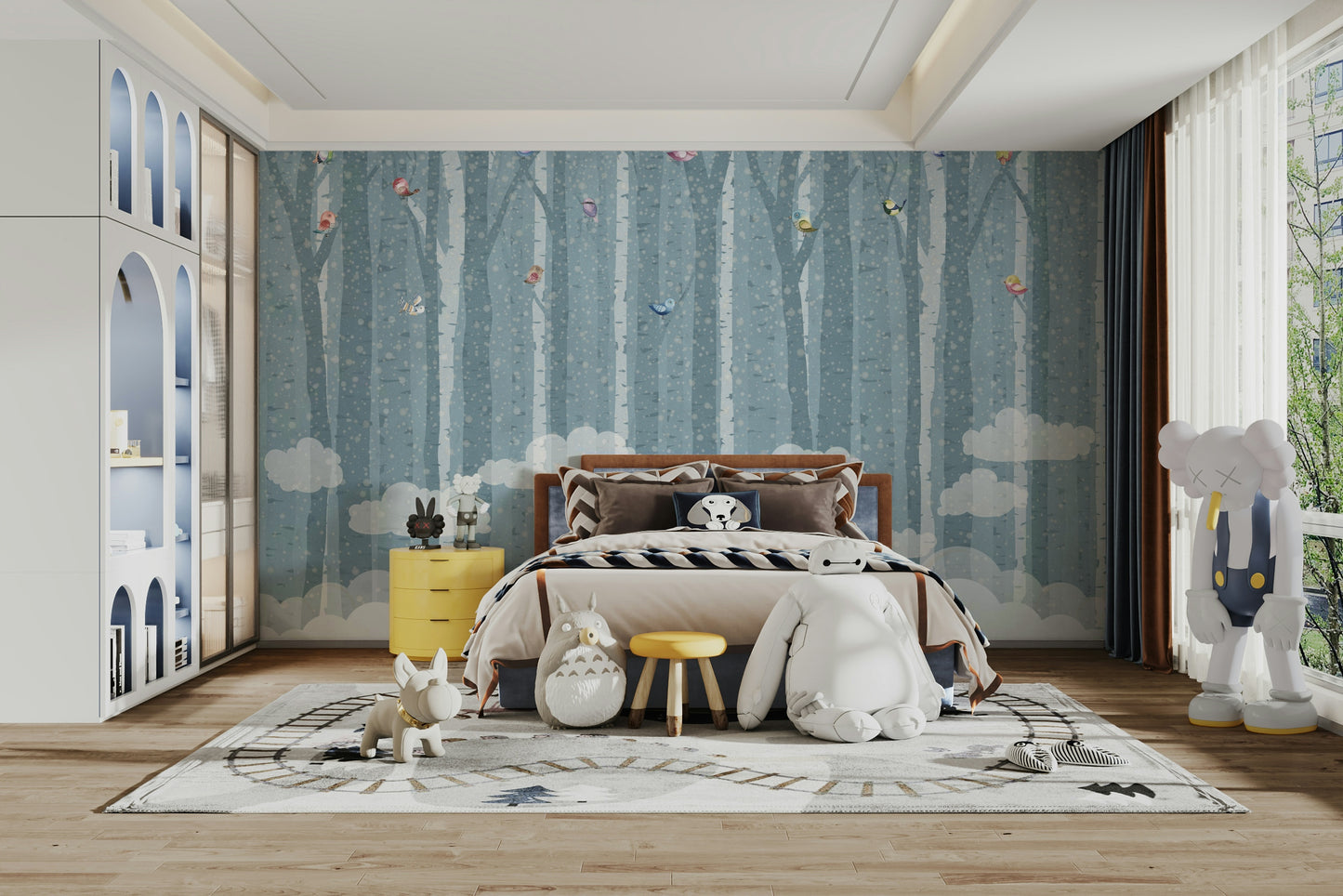 The image feels peaceful and restful.

