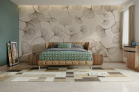 The design features soft, fan-shaped ginkgo leaves.

