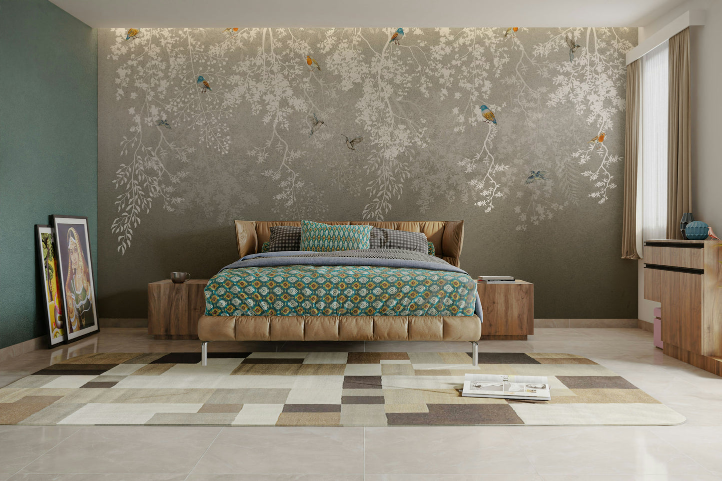 The design feels graceful and peaceful.

