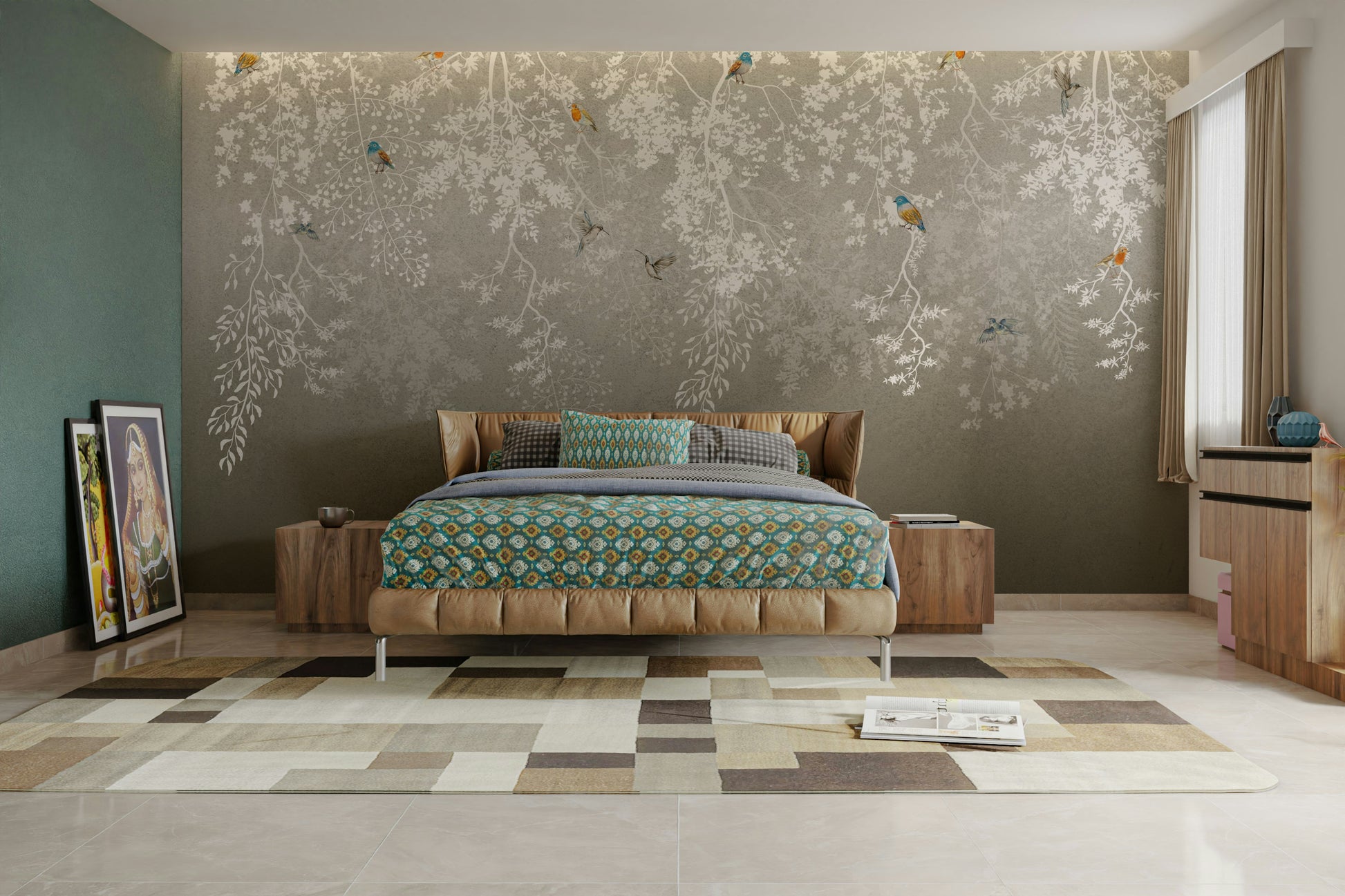 The design feels graceful and peaceful.

