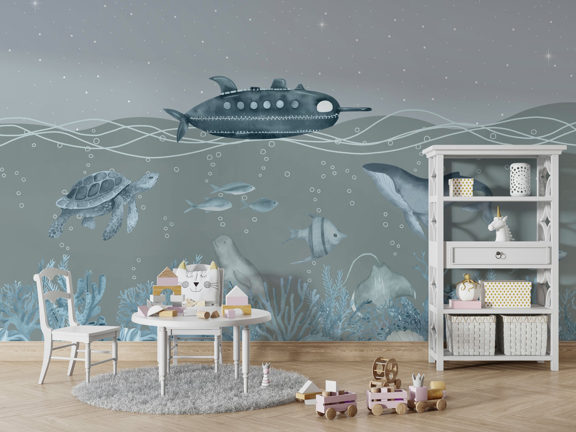 The composition is full and detailed, with a sense of wonder.

