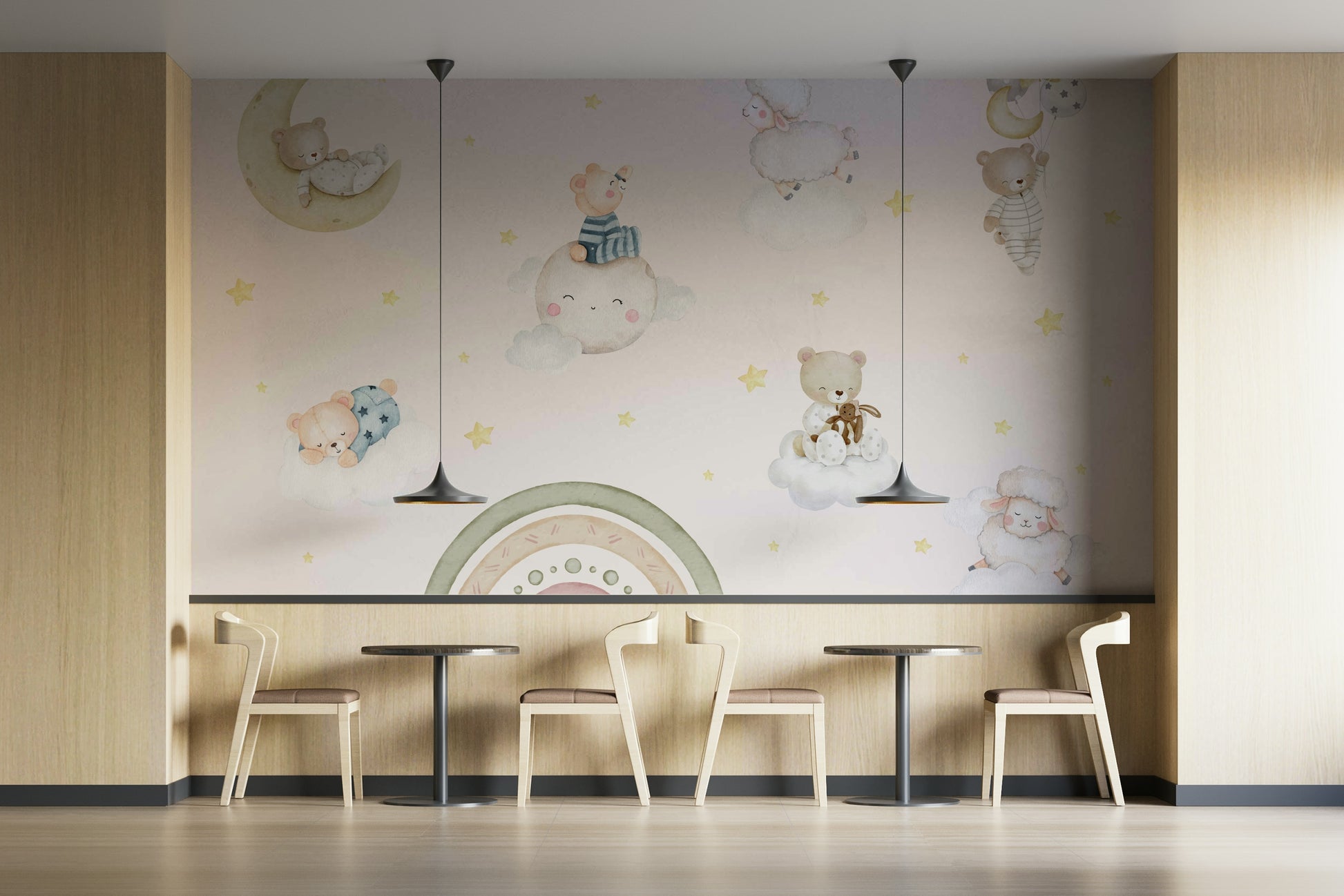 The overall feel is quiet and serene.

