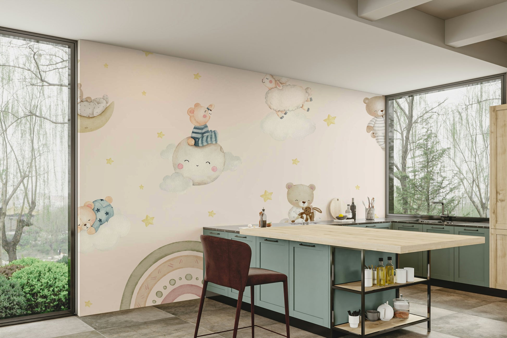 The composition is full and detailed, with a sense of wonder.

