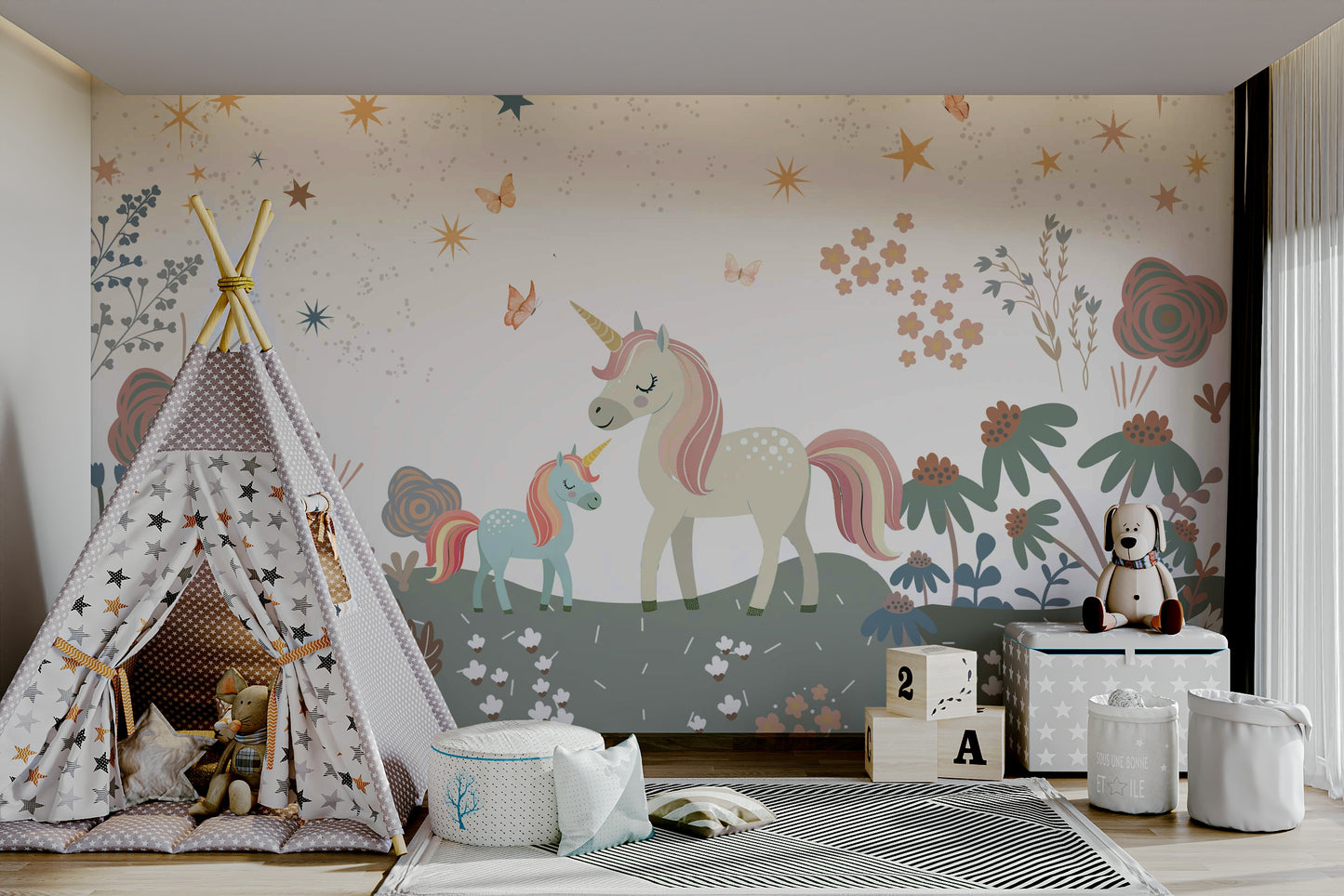 The design has a beautiful, artistic aesthetic.

