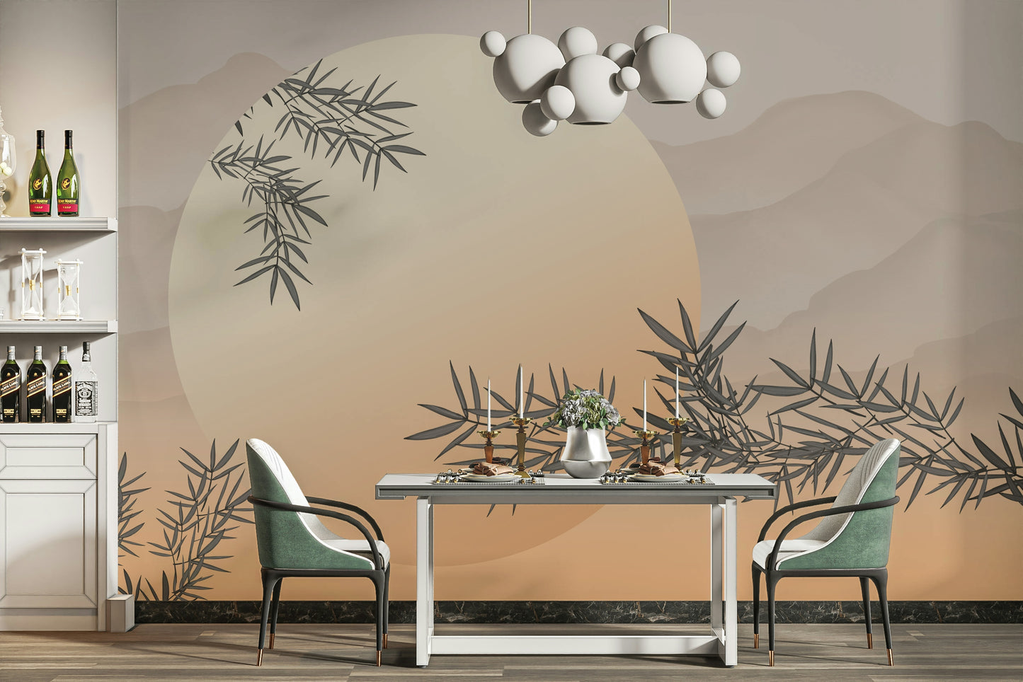 The image feels peaceful and restful.

