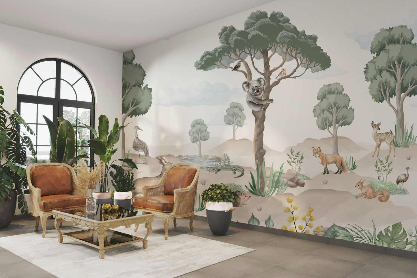 The composition is full and detailed, with a sense of adventure.

