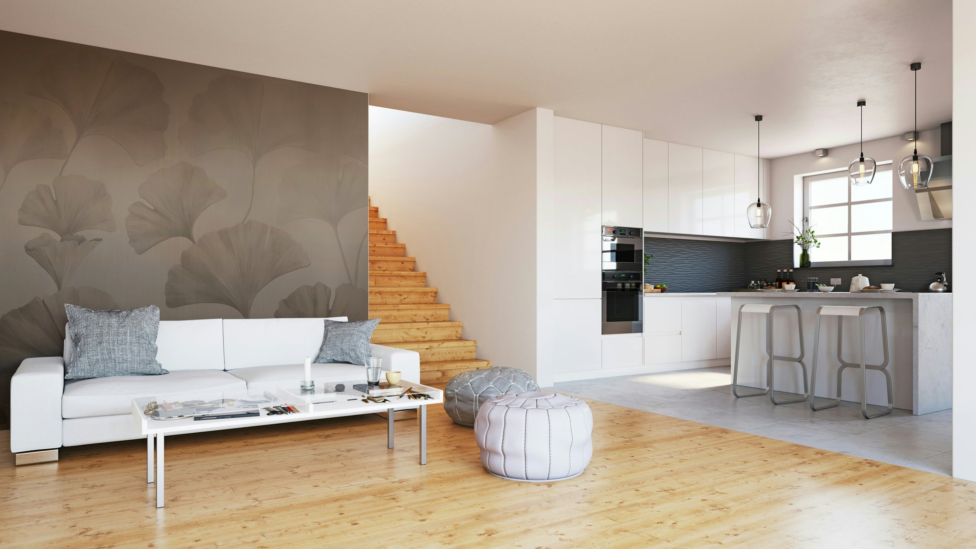 The design feels graceful and peaceful.

