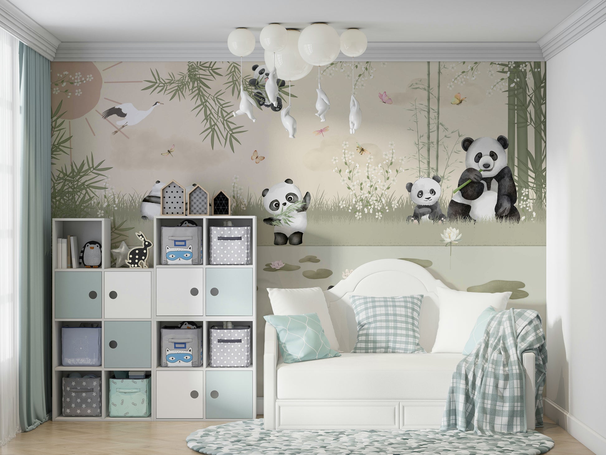 The composition is a fun, whimsical scene.

