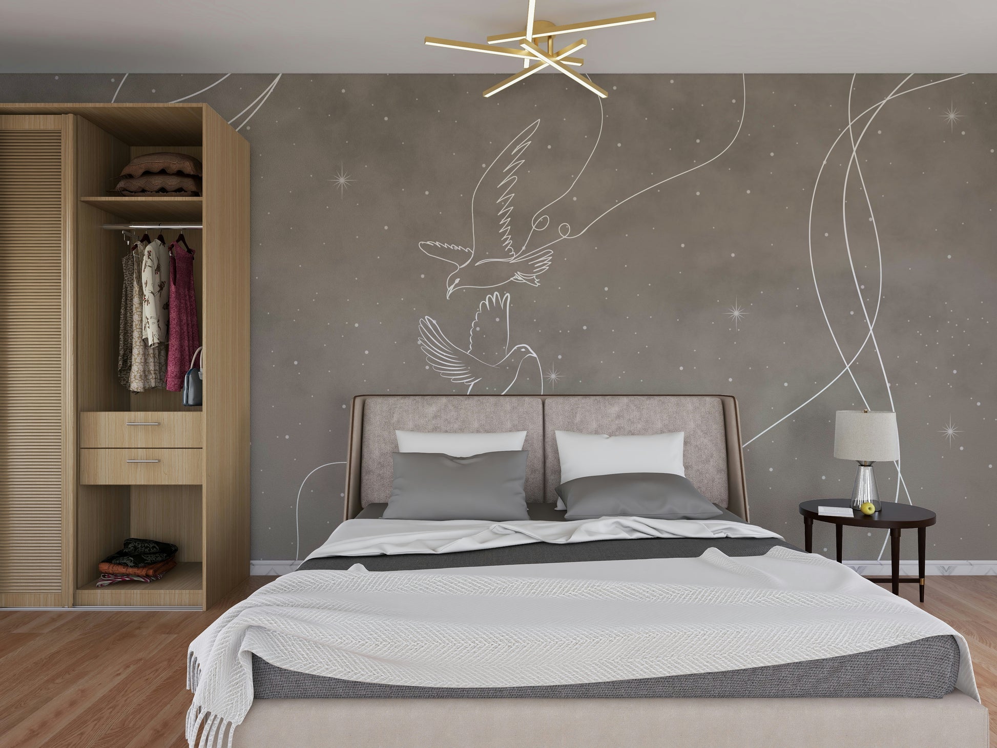 The composition is a soft, flowing scene with an ethereal feel.

