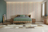 The colors are gentle and light, with a muted, pastel palette.

