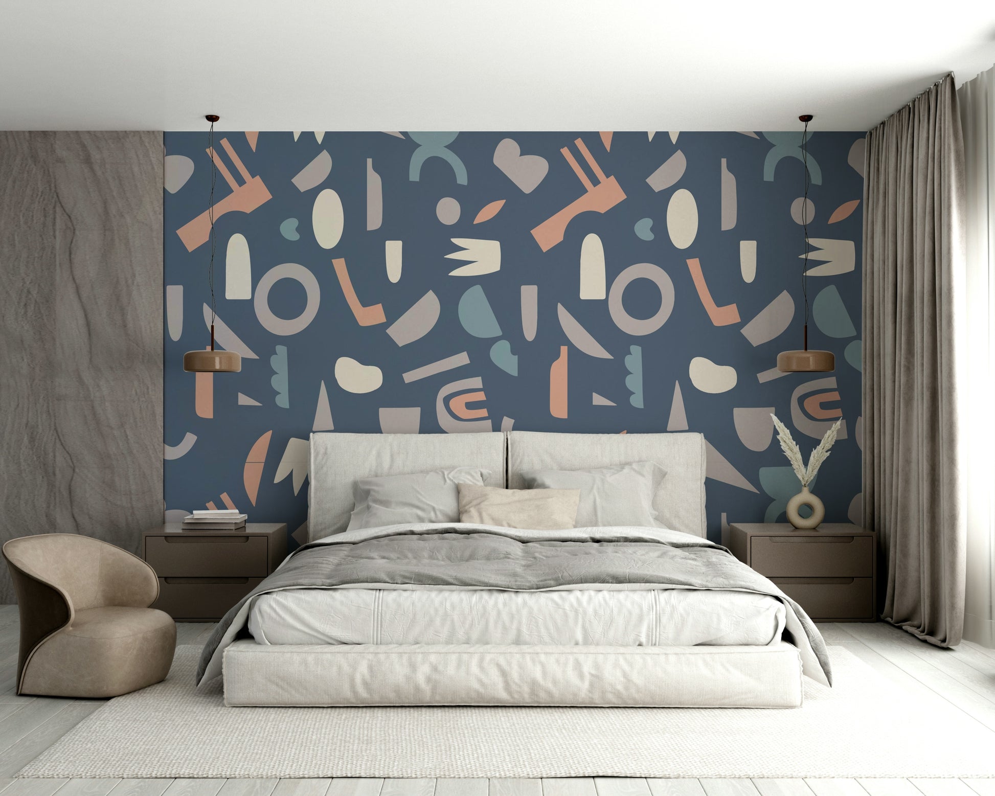 The design has a beautiful, artistic aesthetic.

