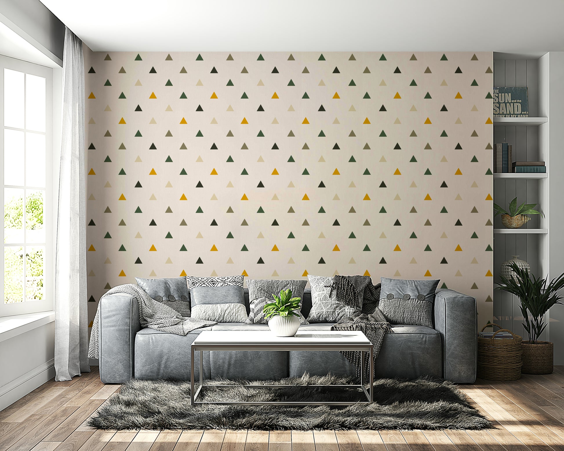 The colors are gentle, with a muted, neutral palette.

