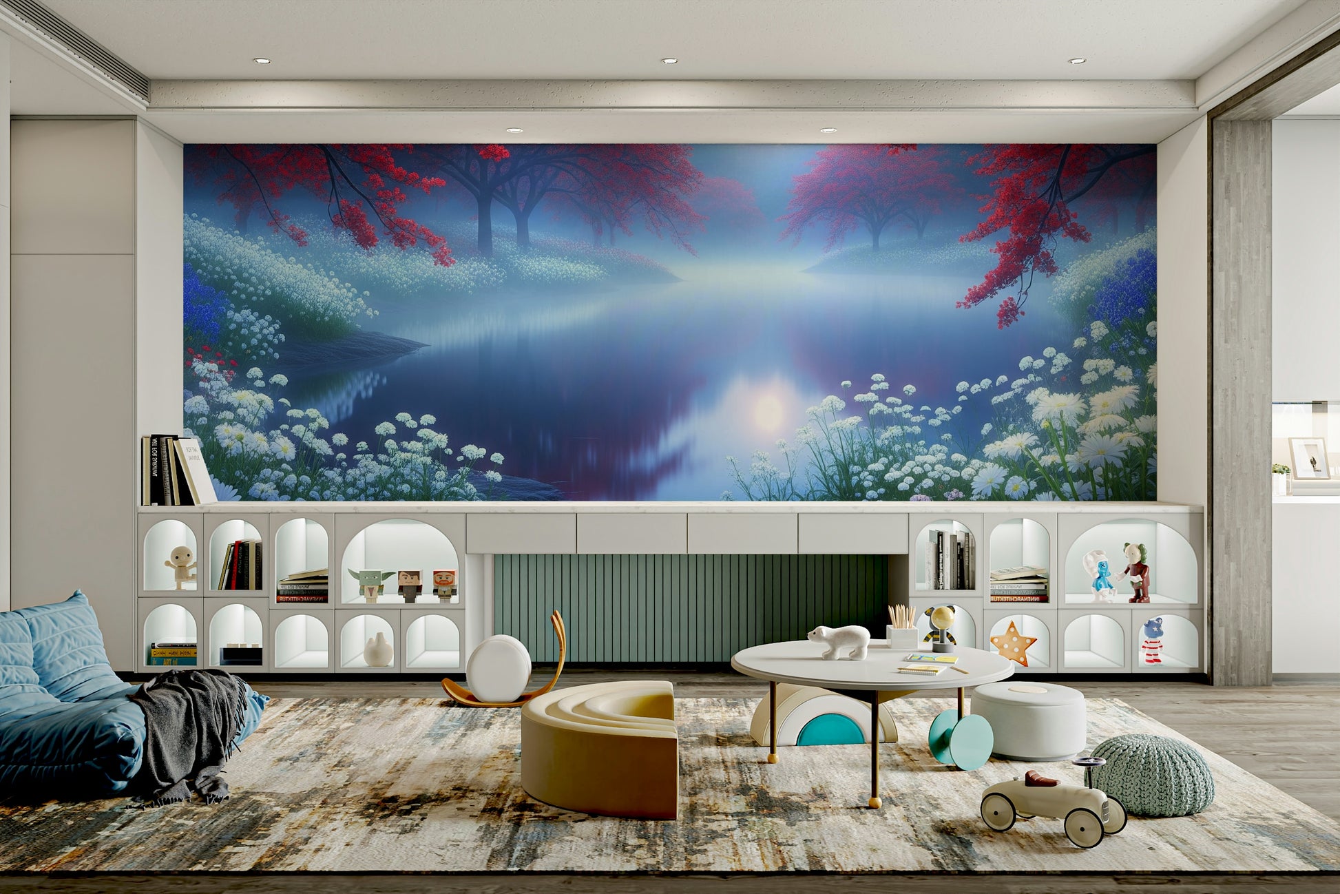 The image has a calm, tranquil mood.

