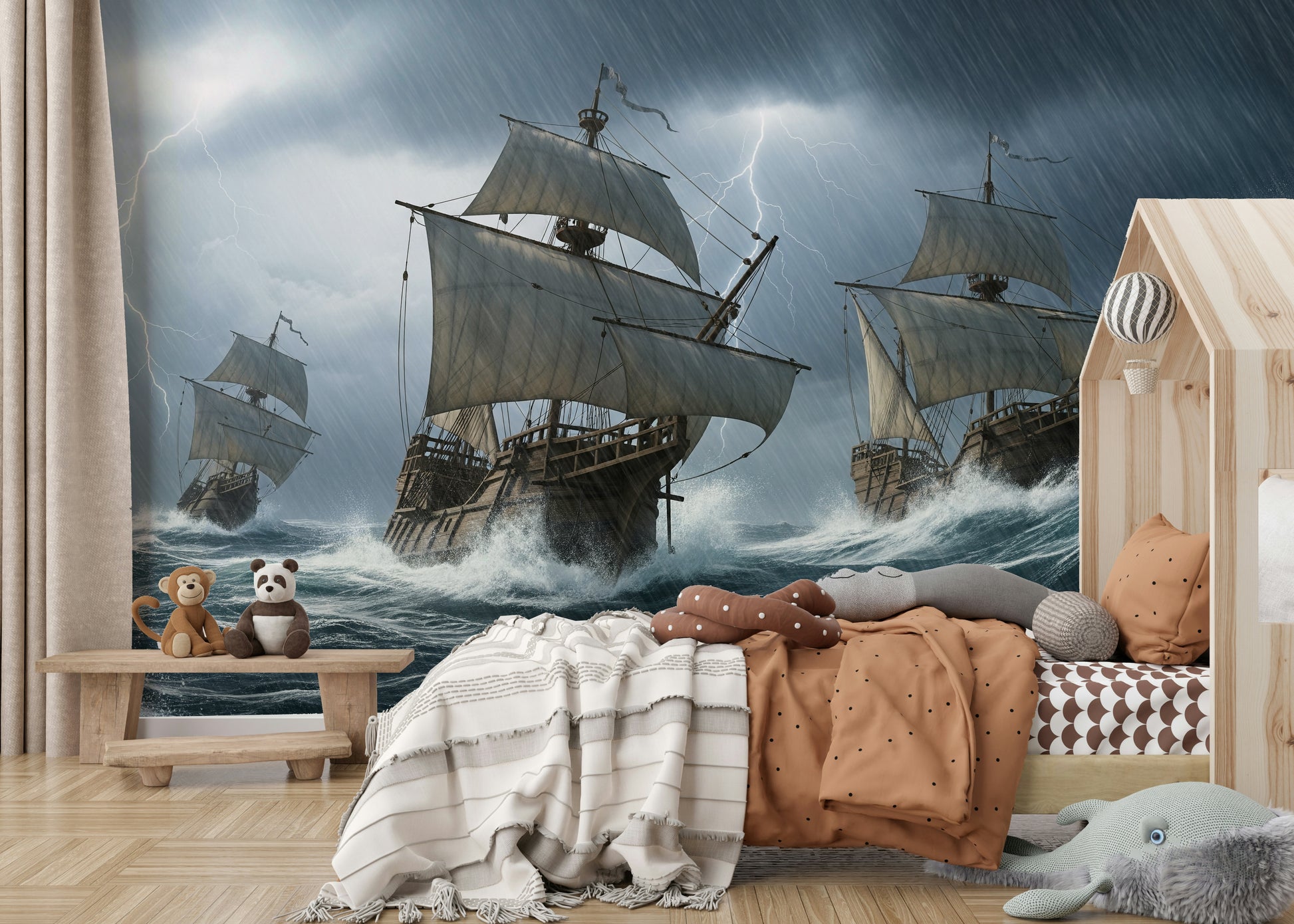 The image has a powerful, dramatic mood.

