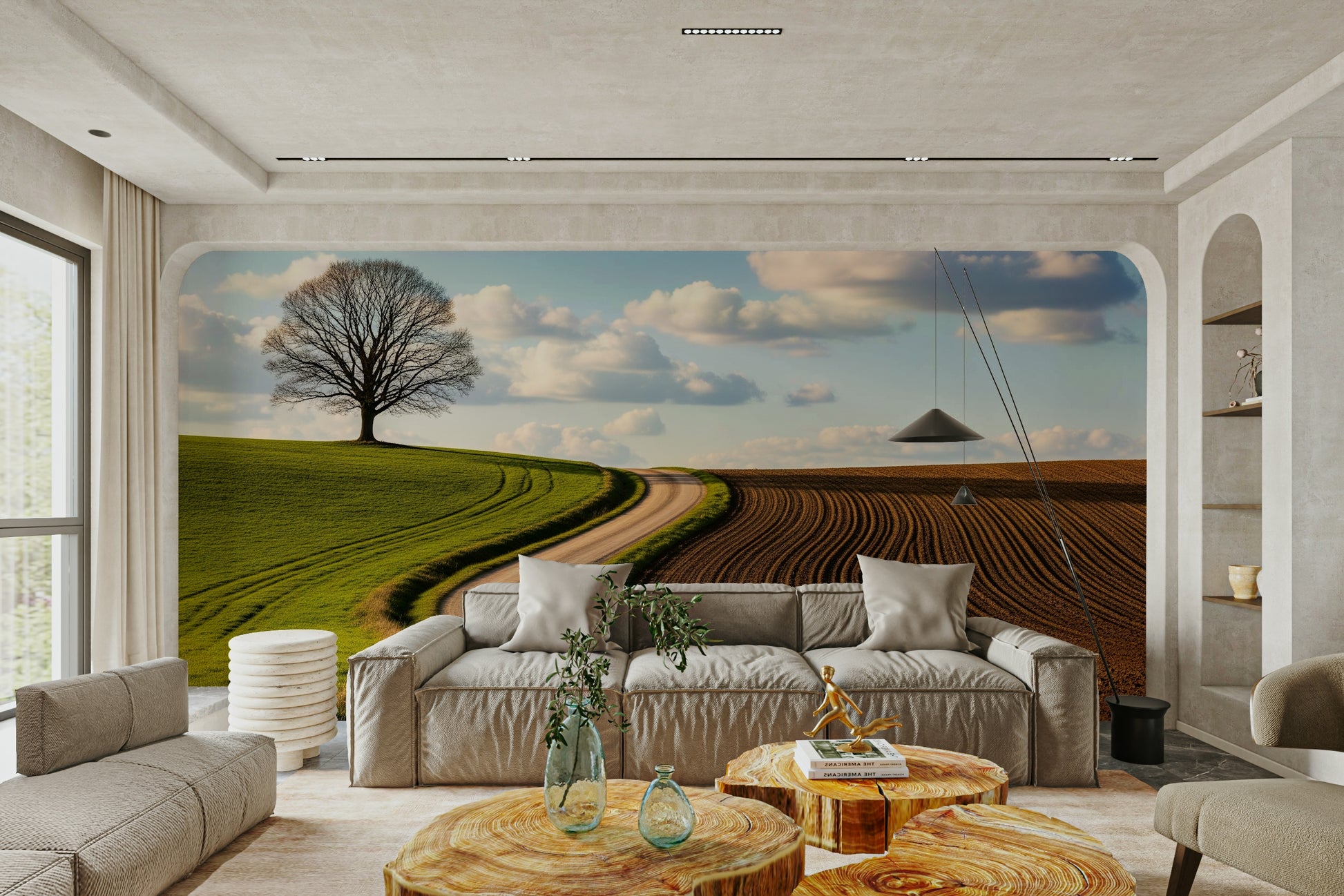 The design has a beautiful, artistic aesthetic.

