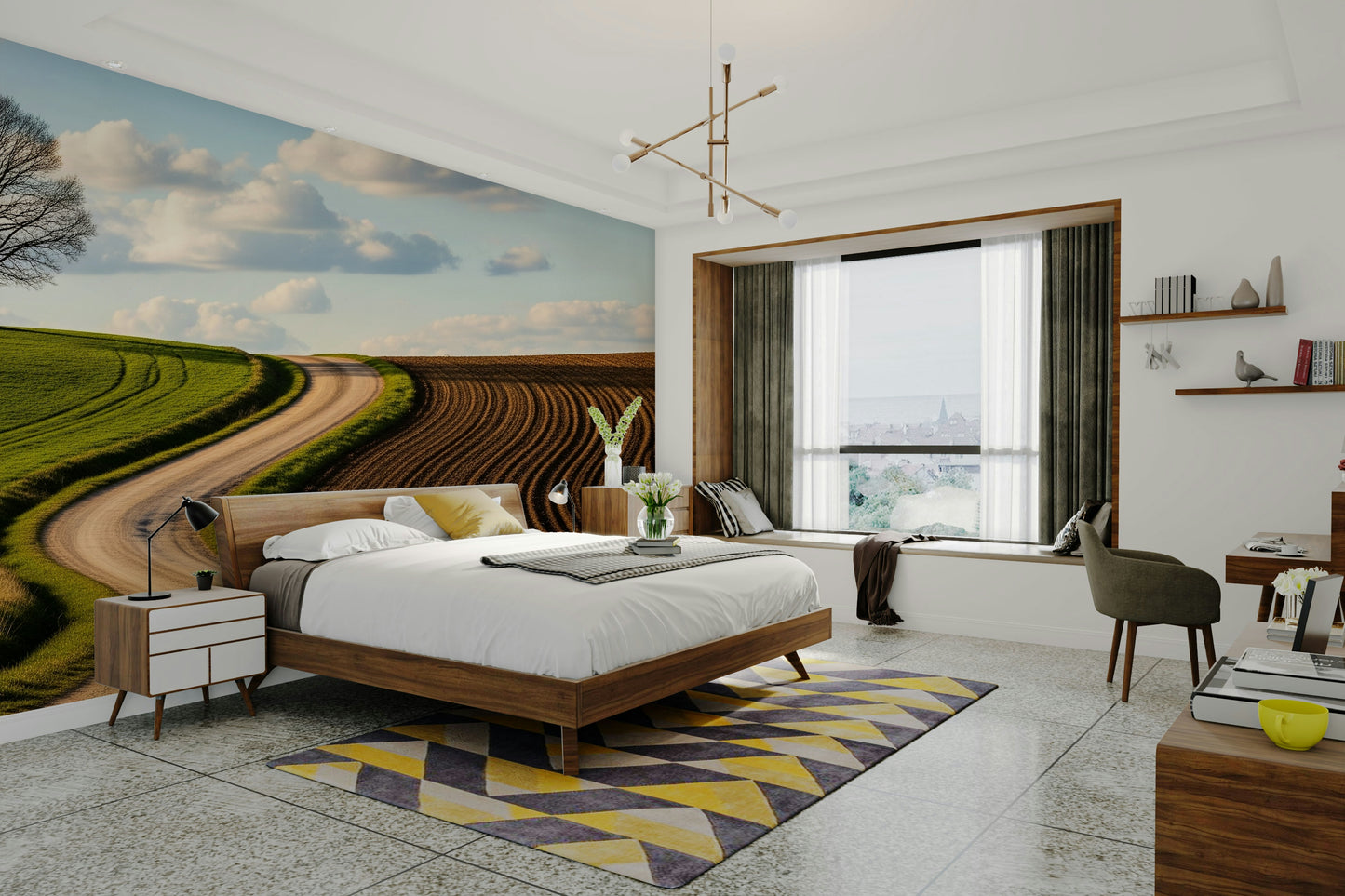 The image is suitable for a living room or a bedroom.

