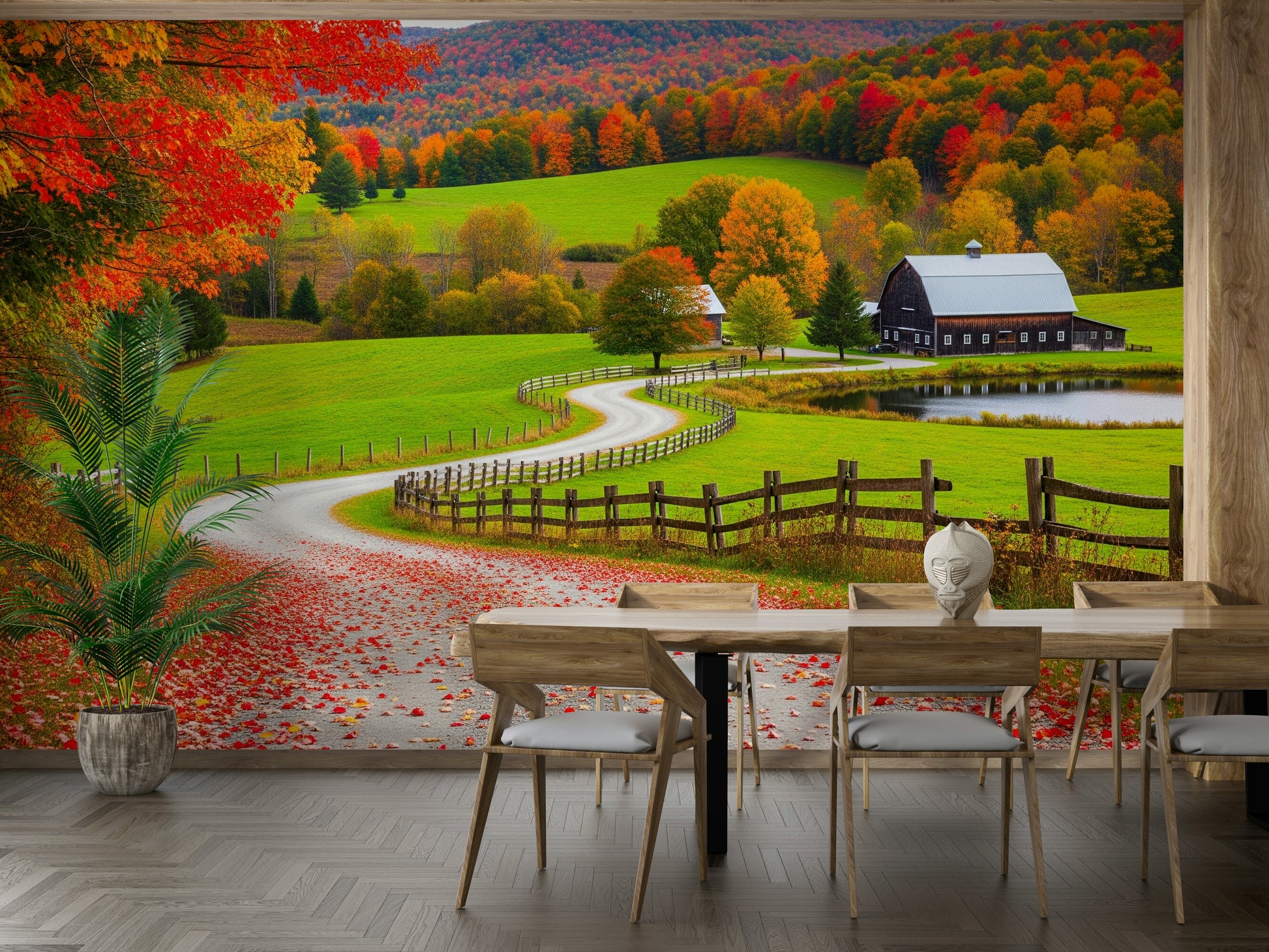 The design feels cozy and peaceful.

