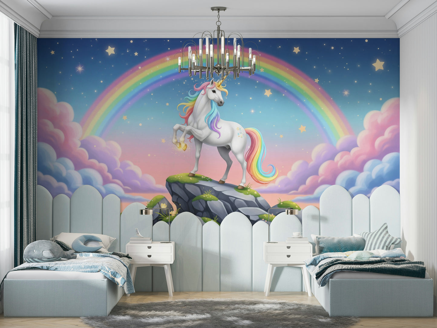 The design feels playful and gentle.

