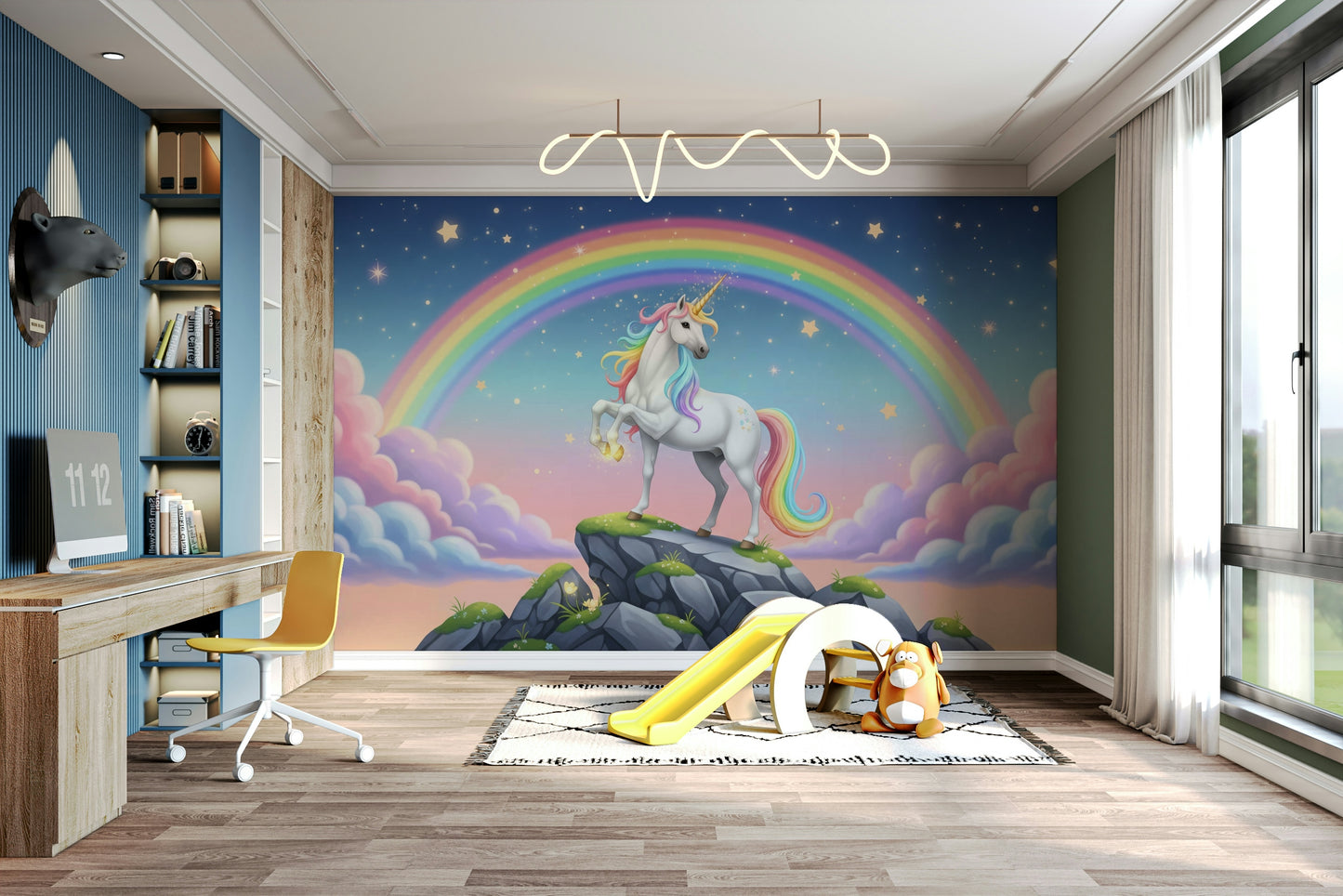 The image is suitable for a children's room or a nursery.

