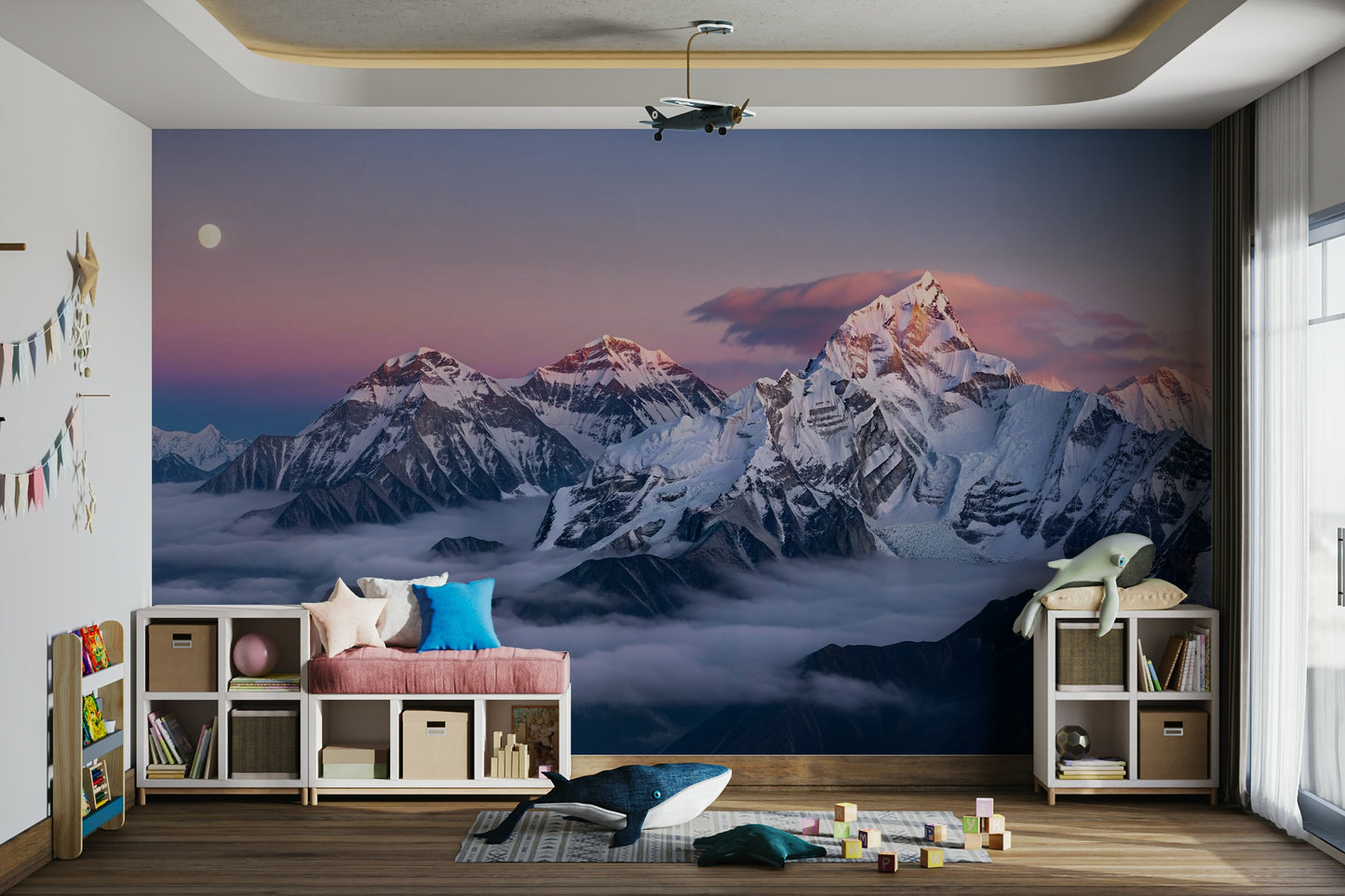 The design feels majestic yet peaceful.

