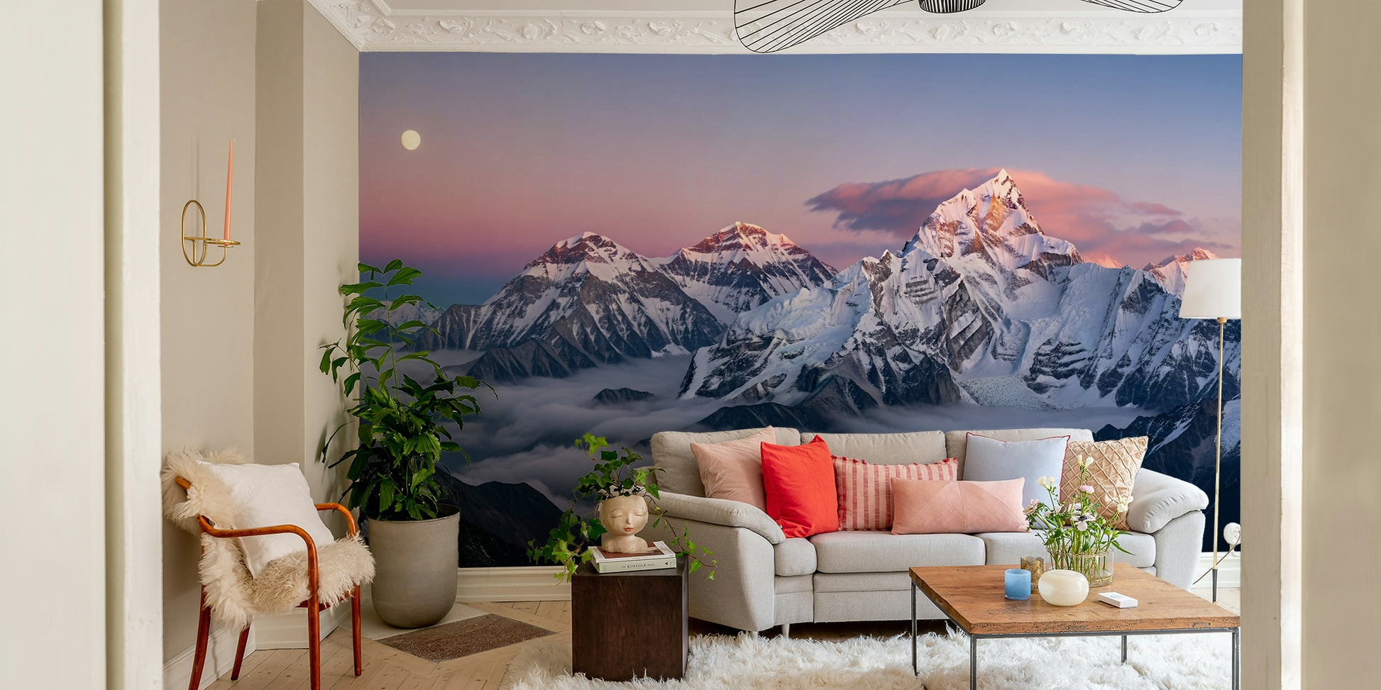 The design has a beautiful, artistic aesthetic.

