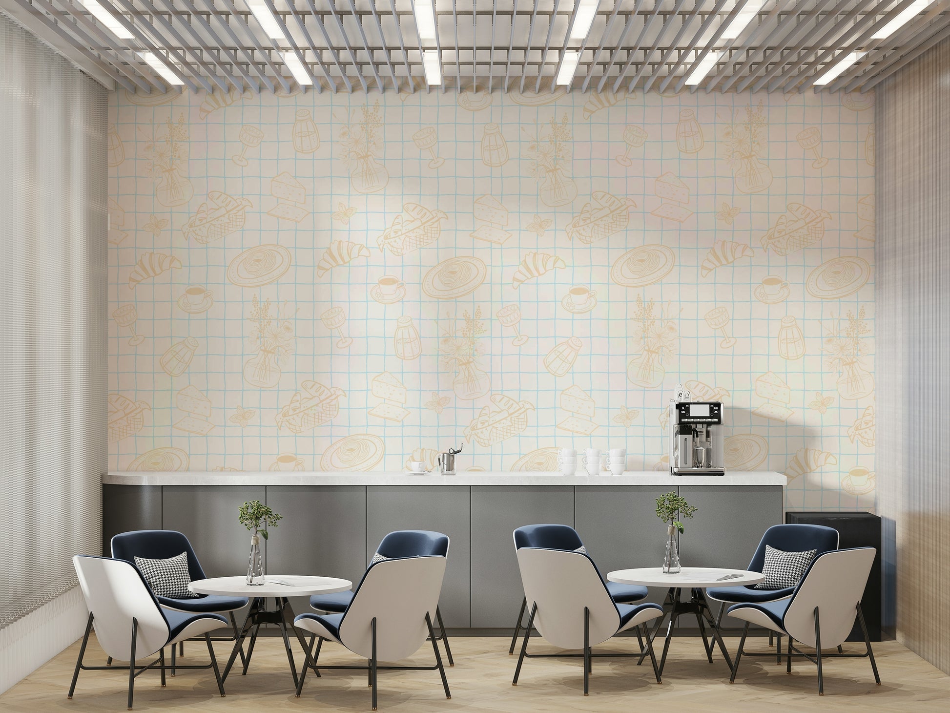 The design has a beautiful, artistic aesthetic.

