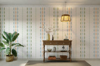 The composition is a harmonious, repeating pattern.

