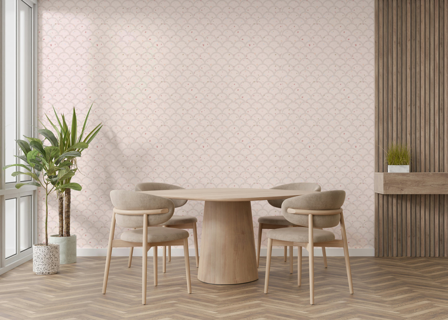 Subtle Scallops Wallpaper⁠