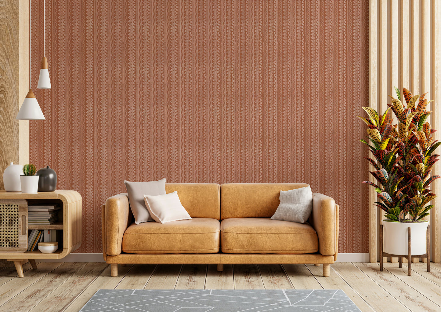 The design has a beautiful, artistic aesthetic.

