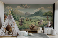 The overall feel is cheerful and active.

