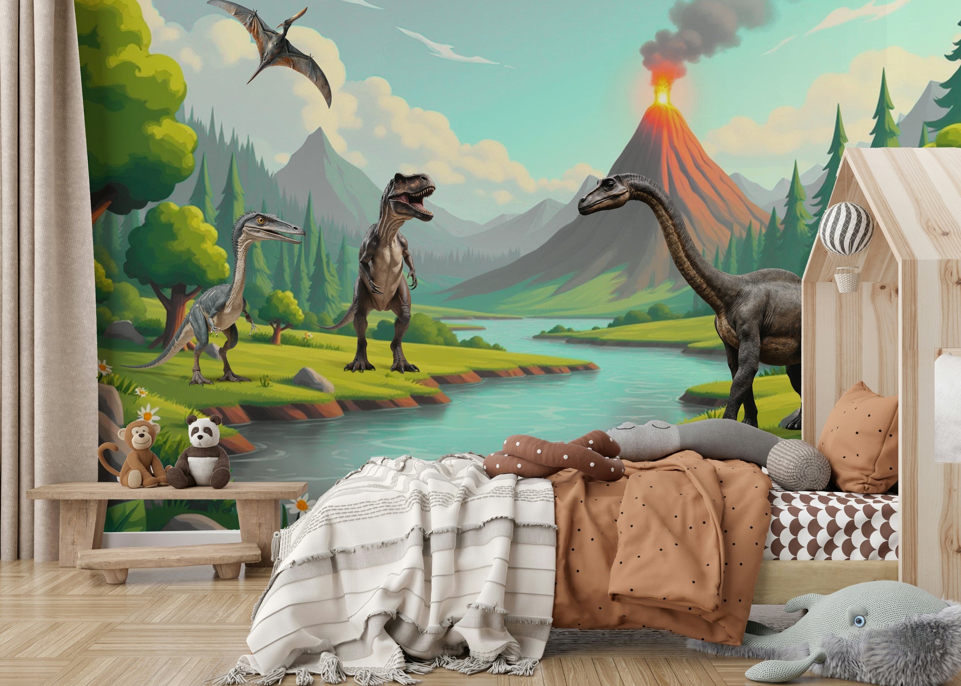 The image has a happy, energetic mood.

