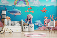 The image is suitable for a kids room or a playroom.

