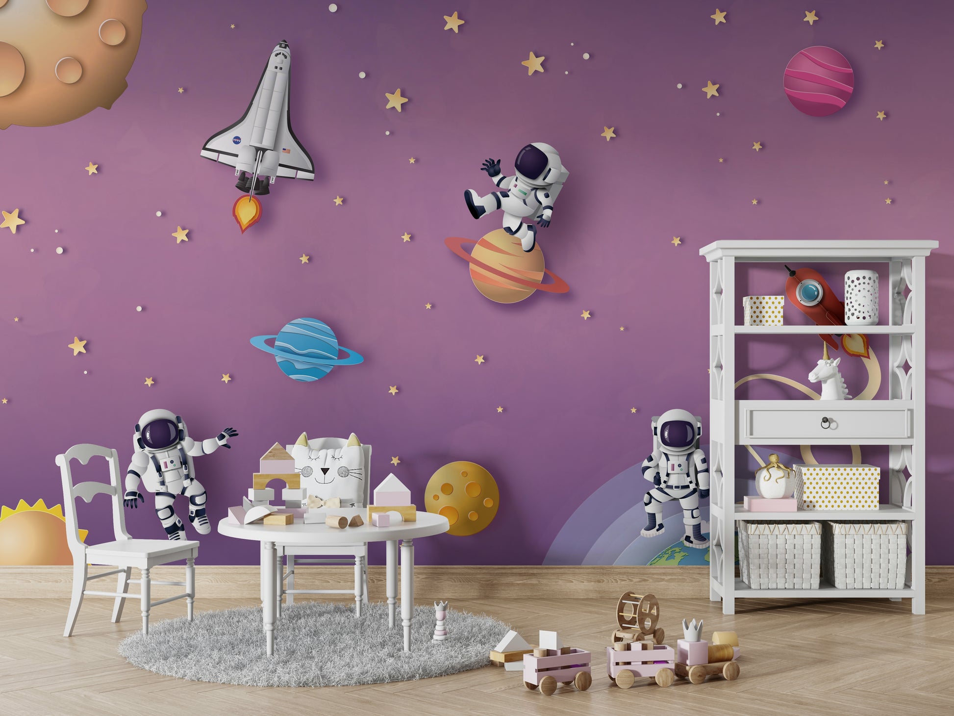 The design has a beautiful, artistic aesthetic.

