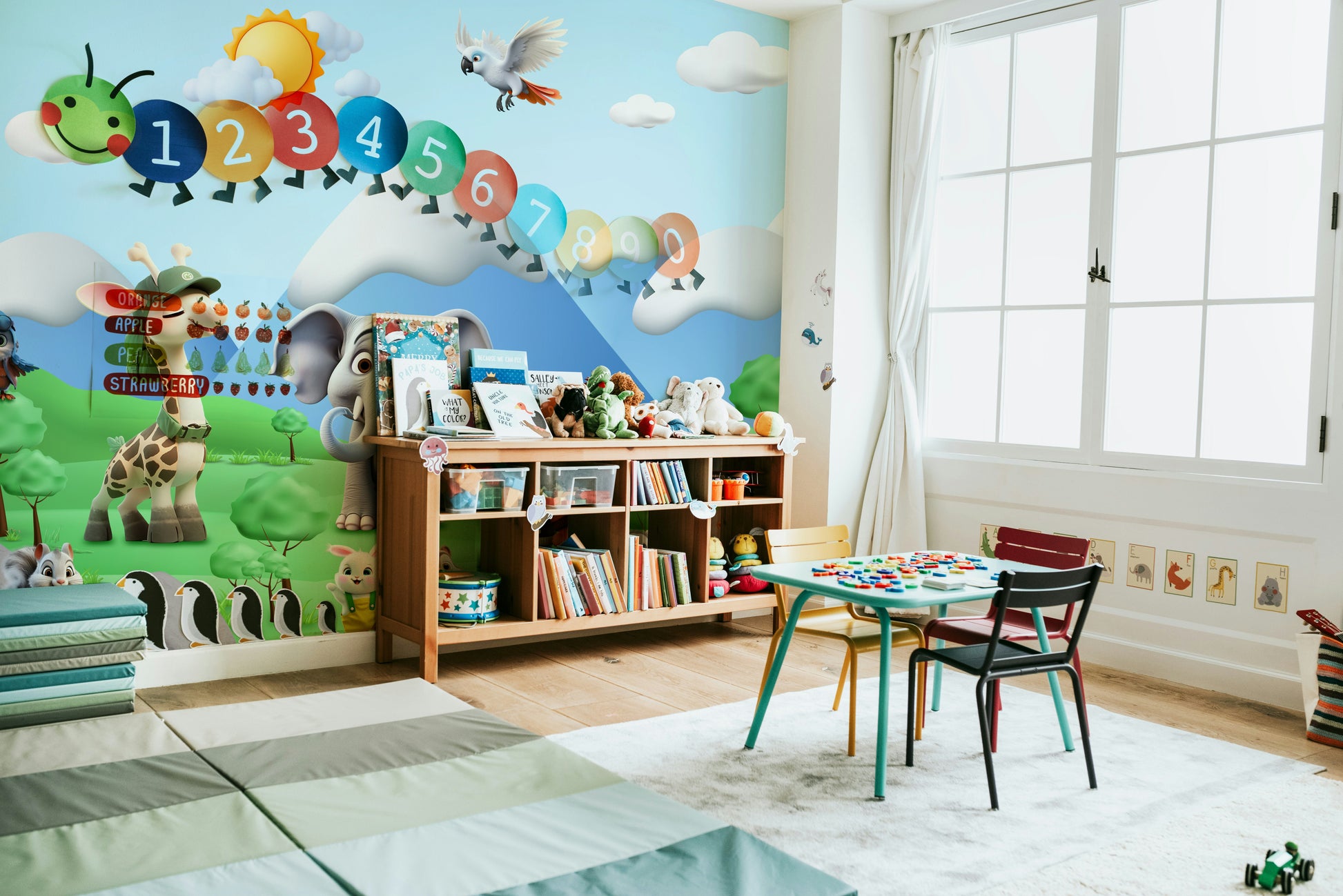 The composition is a harmonious, flowing pattern.

