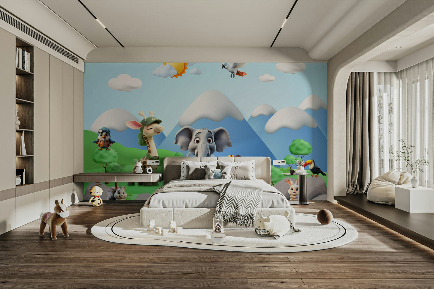 The design has a beautiful, artistic aesthetic.

