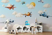 The image is suitable for a child's room or a nursery.

