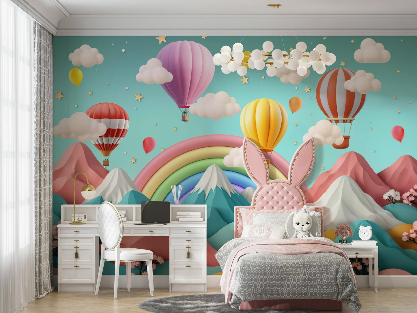 The design has a beautiful, artistic aesthetic.

