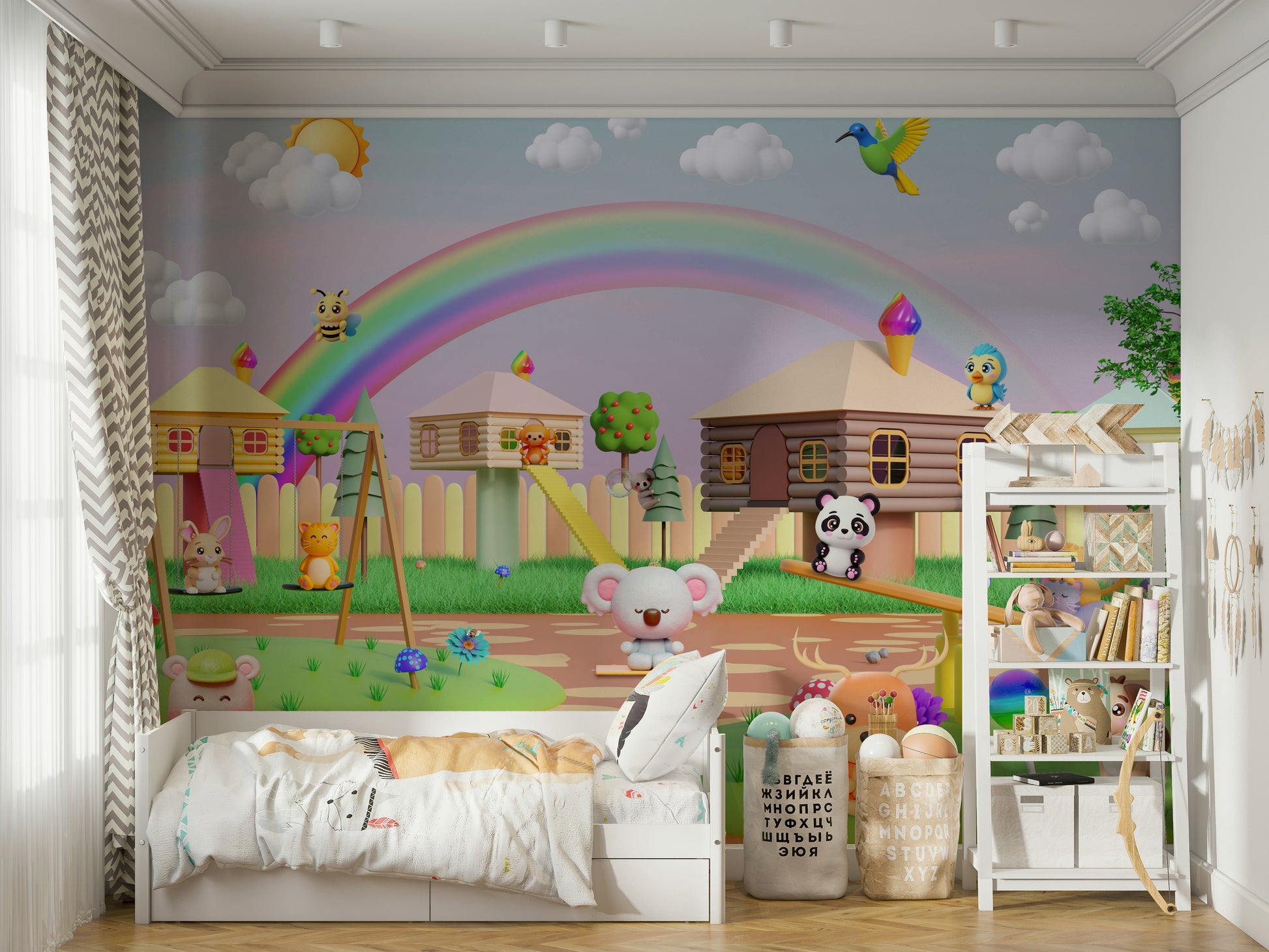 The design feels happy and adventurous.

