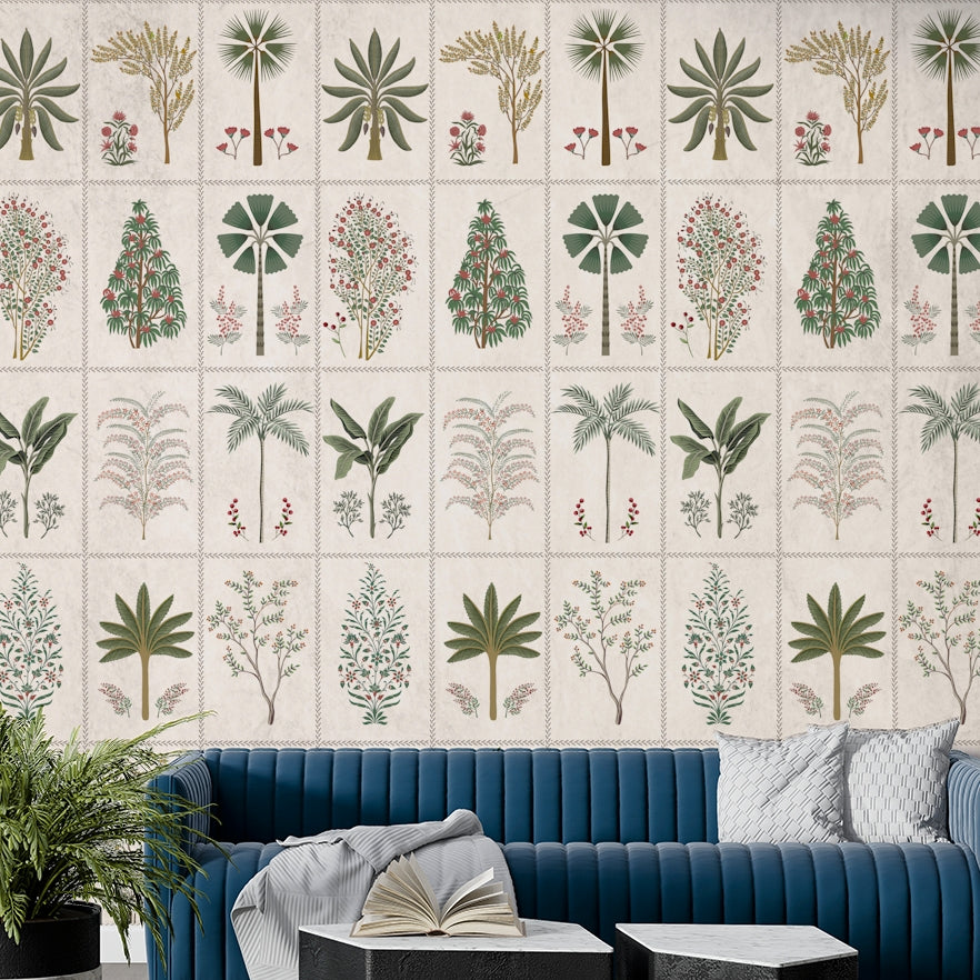 The composition is a harmonious, flowing pattern.

